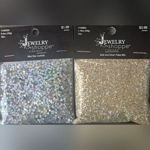 💥💥💥5/$25 NWT Mini Star Confetti & Gold and Silver Flake Mix